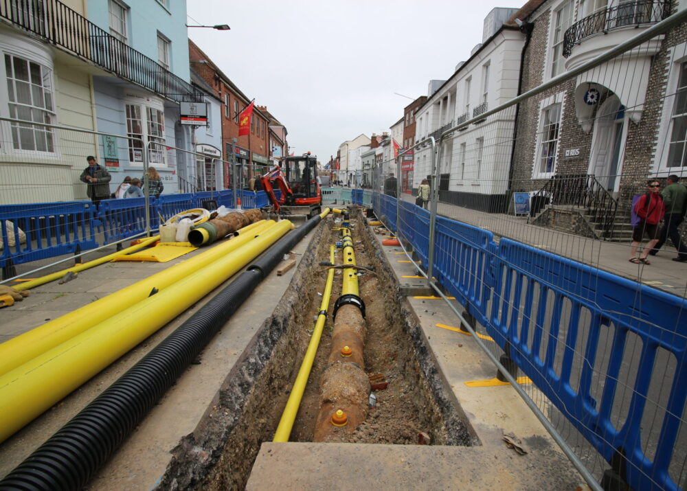 200m of aging gas pipe replaced on busy South Street, Chichester