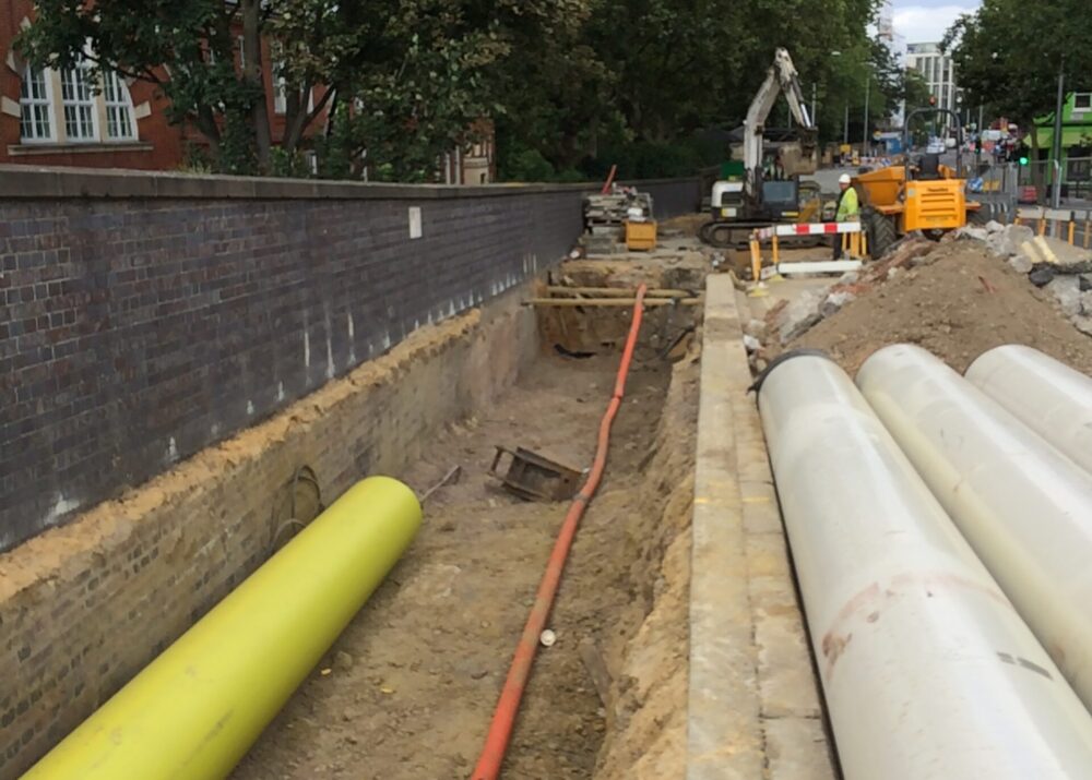 Sealing off 36″ diameter abandoned mains under King’s Road, Chelsea
