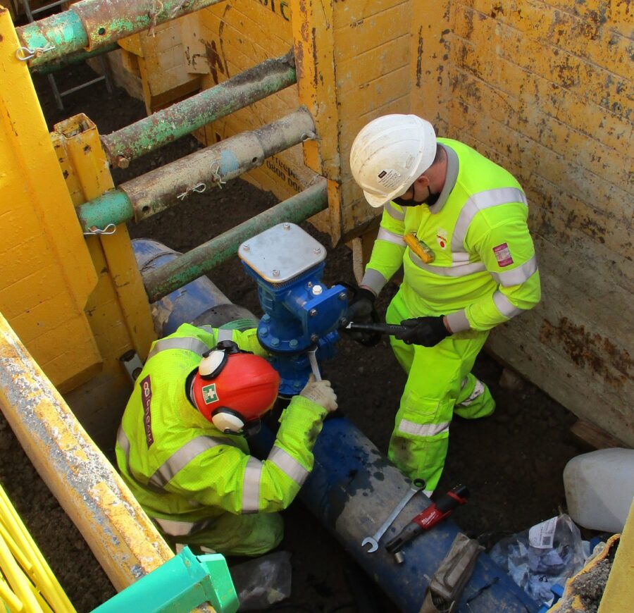 PE Branch Saddles and Under Pressure Drill Technology