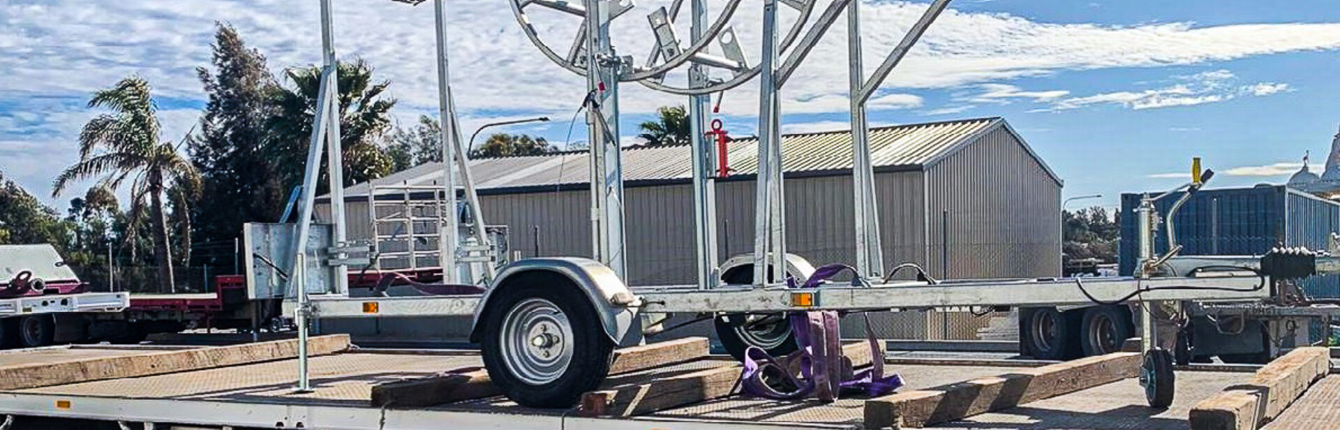 Steve Vick International Export Trailers to Pipeserv in Australia