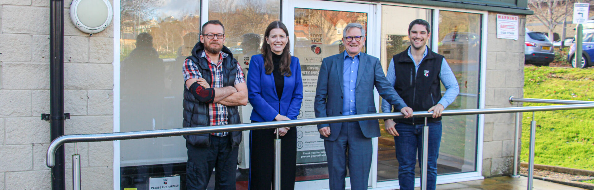 Michelle Donelan MP visits Steve Vick International in support of Family Business Week