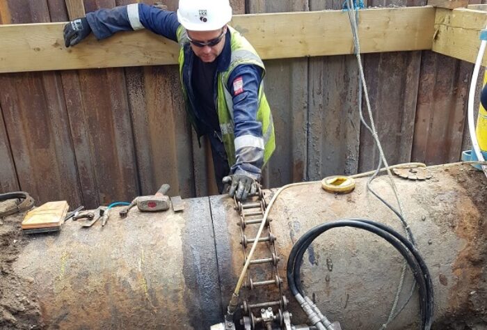 SVI Flowstopping techniques used on Mitcham Gas Holder Station Decommissioning Project