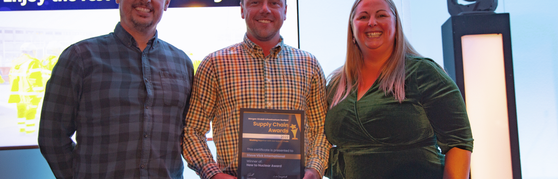 SVI Win Prestigious Award at the Morgan Sindall Infrastructure Nuclear Business Unit Supply Chain Awards