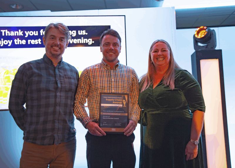 SVI win prestigious award at the Morgan Sindall infrastructure nuclear business unit supply chain awards