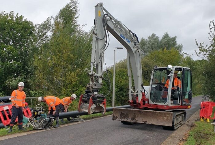 Wessex Water Use SVI Pipe Handler