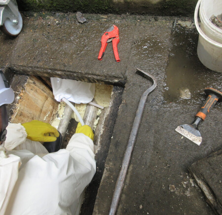 Hunterston A Pipe Trench Foam Filling and Sealing Project 
